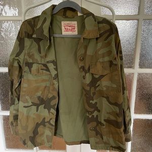 Levis Army Print Utility Jacket